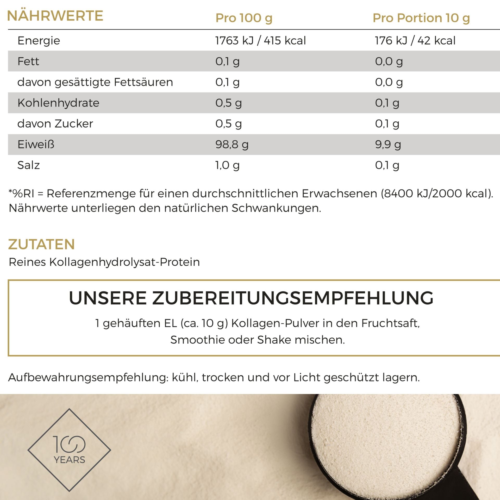 7 Kollagen im Eimer