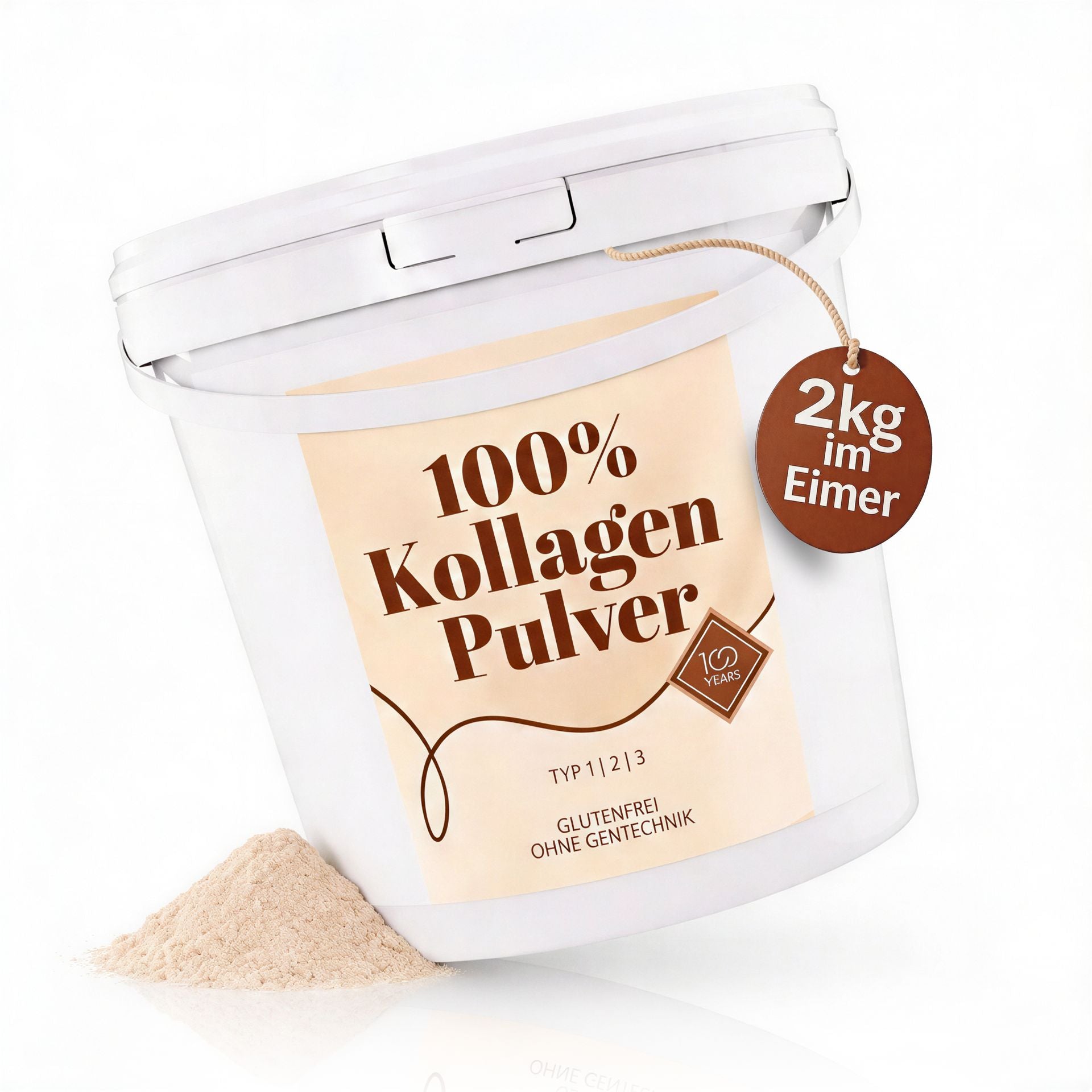 1 Kollagen Pulver im Eimer